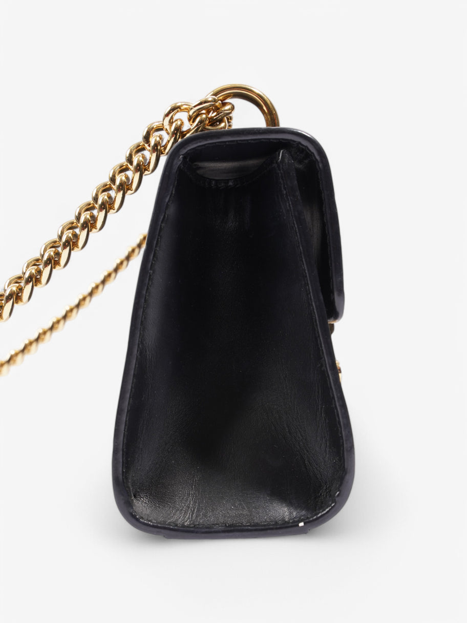 Gucci Padlock Shoulder Bag Black Leather Small Image 3