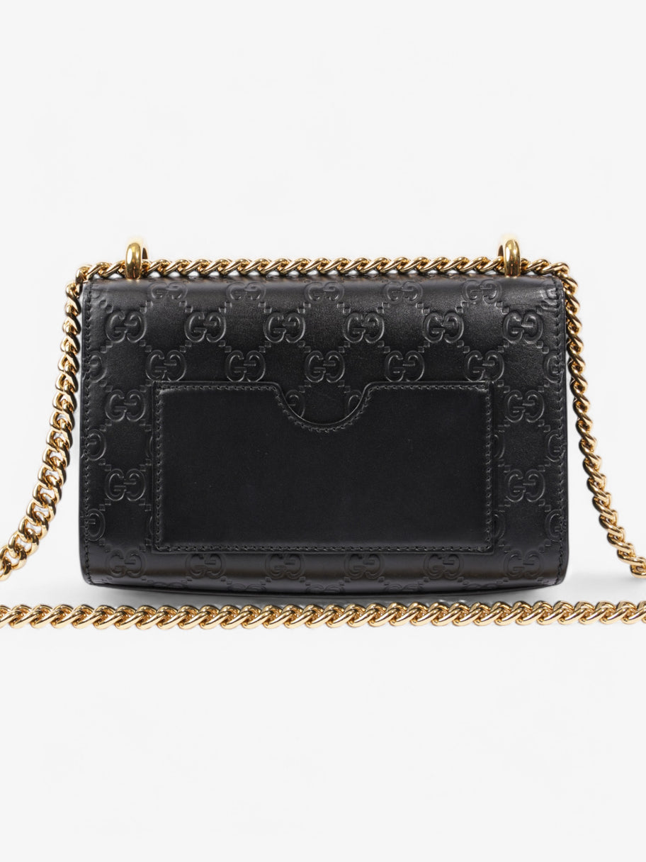 Gucci Padlock Shoulder Bag Black Leather Small Image 4