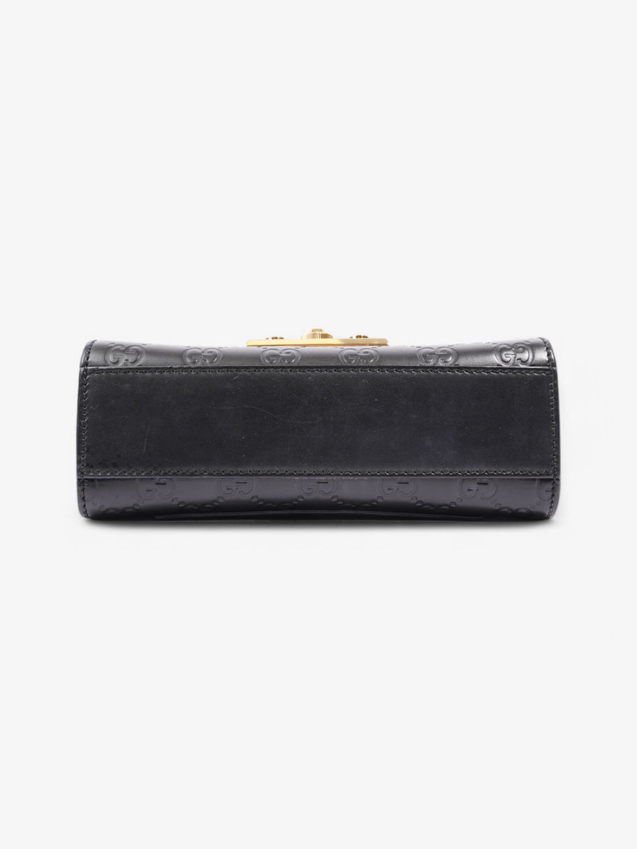 Gucci Padlock Shoulder Bag Black Leather Small Image 6