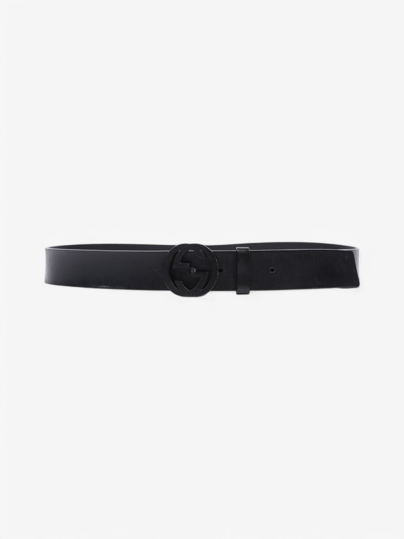  Gucci GG Belt Black Leather