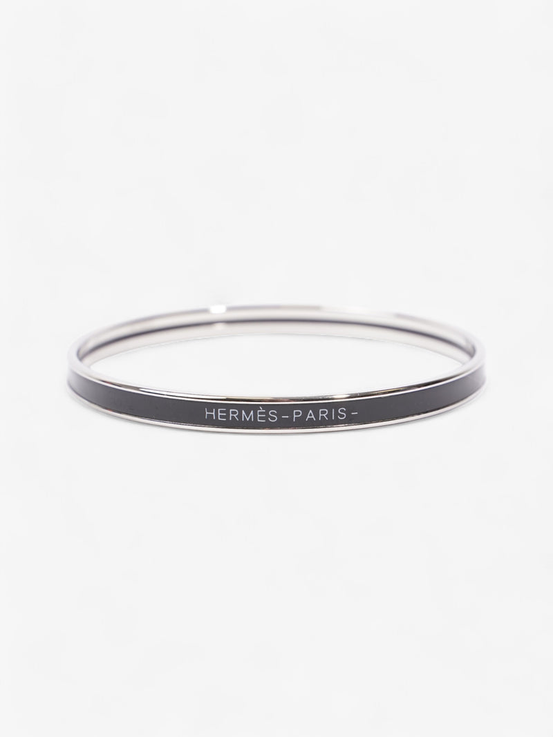  Hermes Uni Bangle Black / Palladium Palladium 65