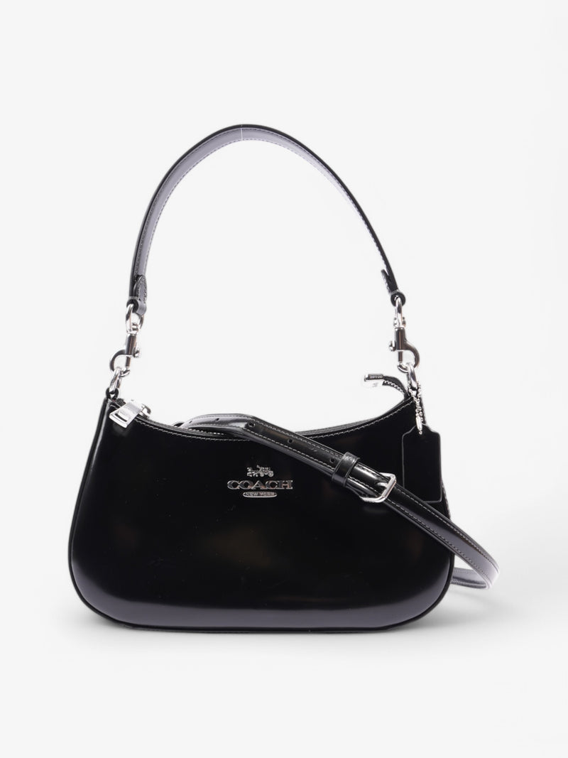  Coach Teri Shoulder Bag  Black Leather