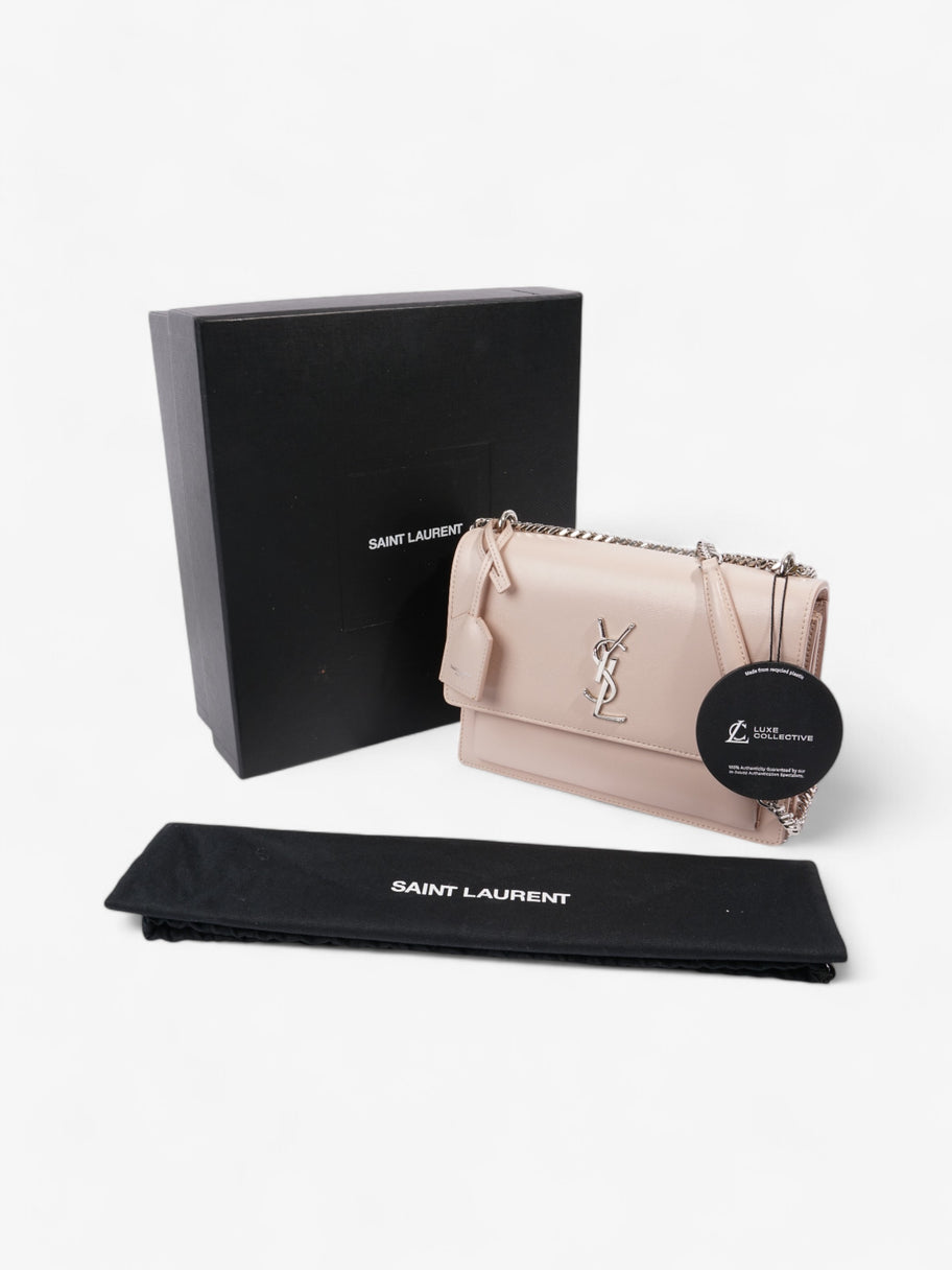 Saint Laurent Sunset Light Pink Calfskin Leather Medium Image 12