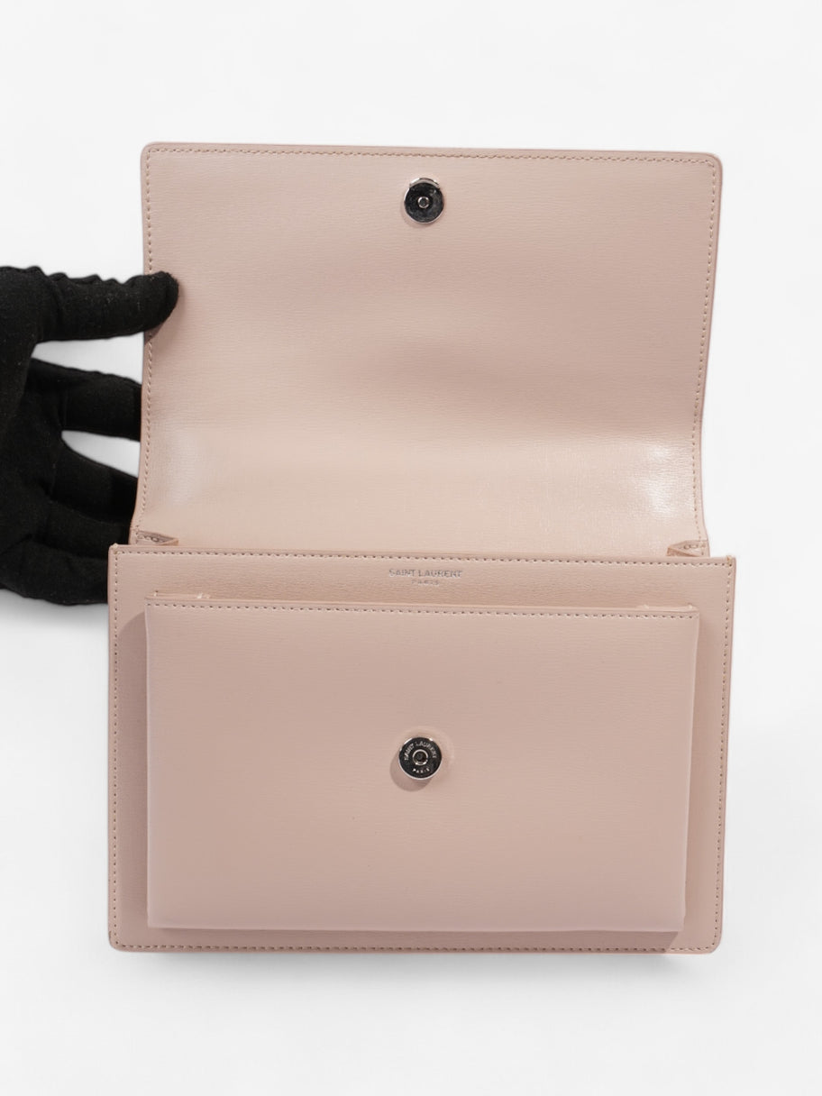 Saint Laurent Sunset Light Pink Calfskin Leather Medium Image 8