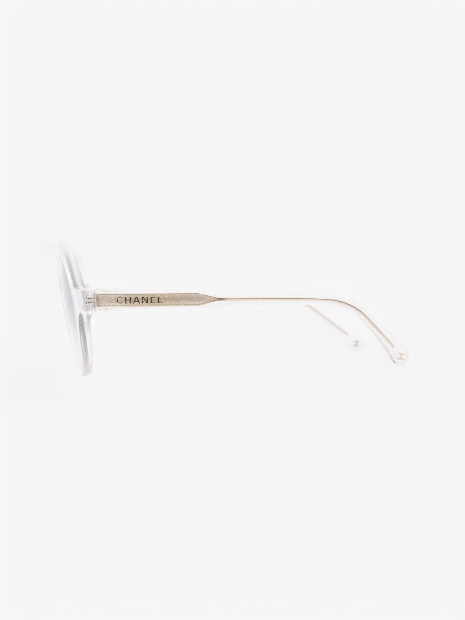 Chanel 5522-U Sunglasses Silver Acetate 140mm Image 2