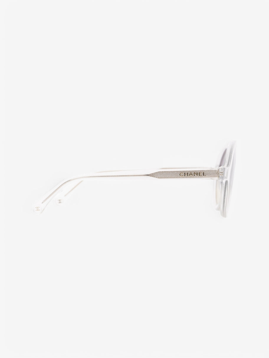 Chanel 5522-U Sunglasses Silver Acetate 140mm Image 4
