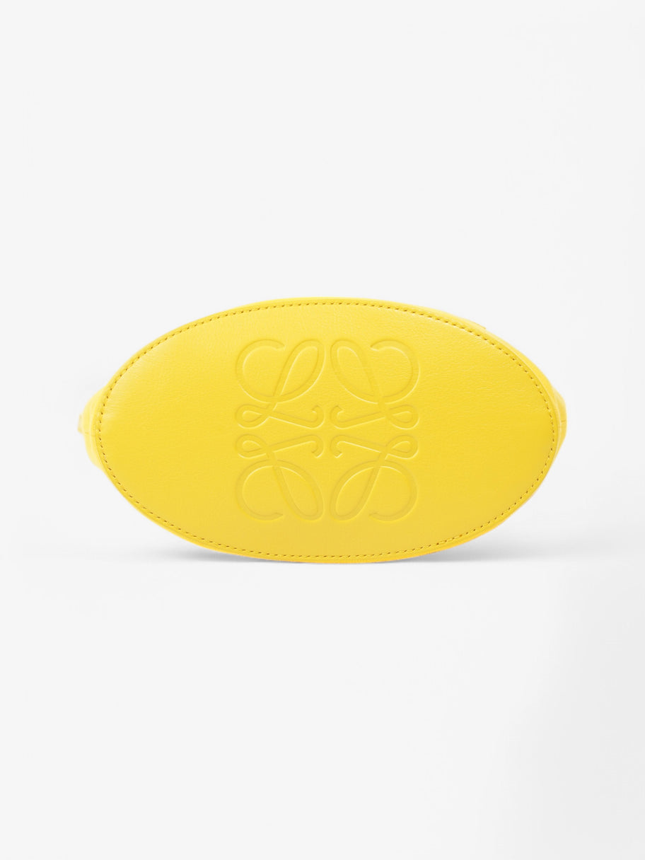Loewe Logo Pouch Yellow Canvas Image 6