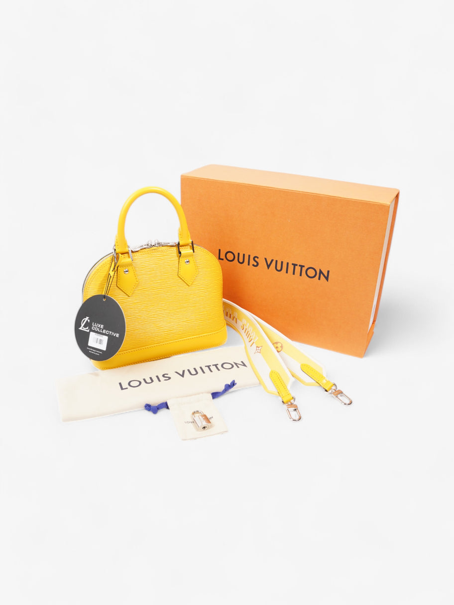 Louis Vuitton Alma Sunflower Yellow Epi Leather BB Image 11