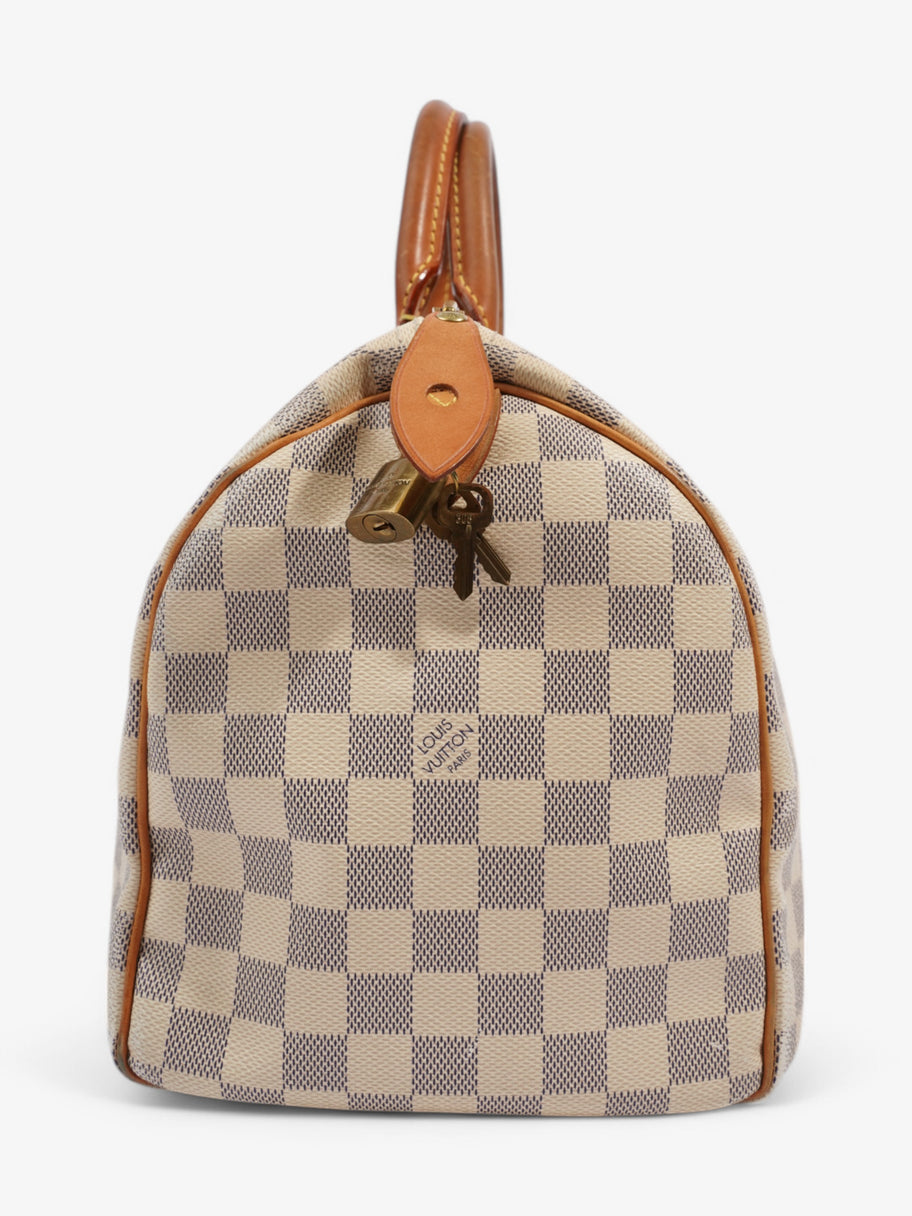 Louis Vuitton Speedy Damier Azur Coated Canvas 30 Image 3