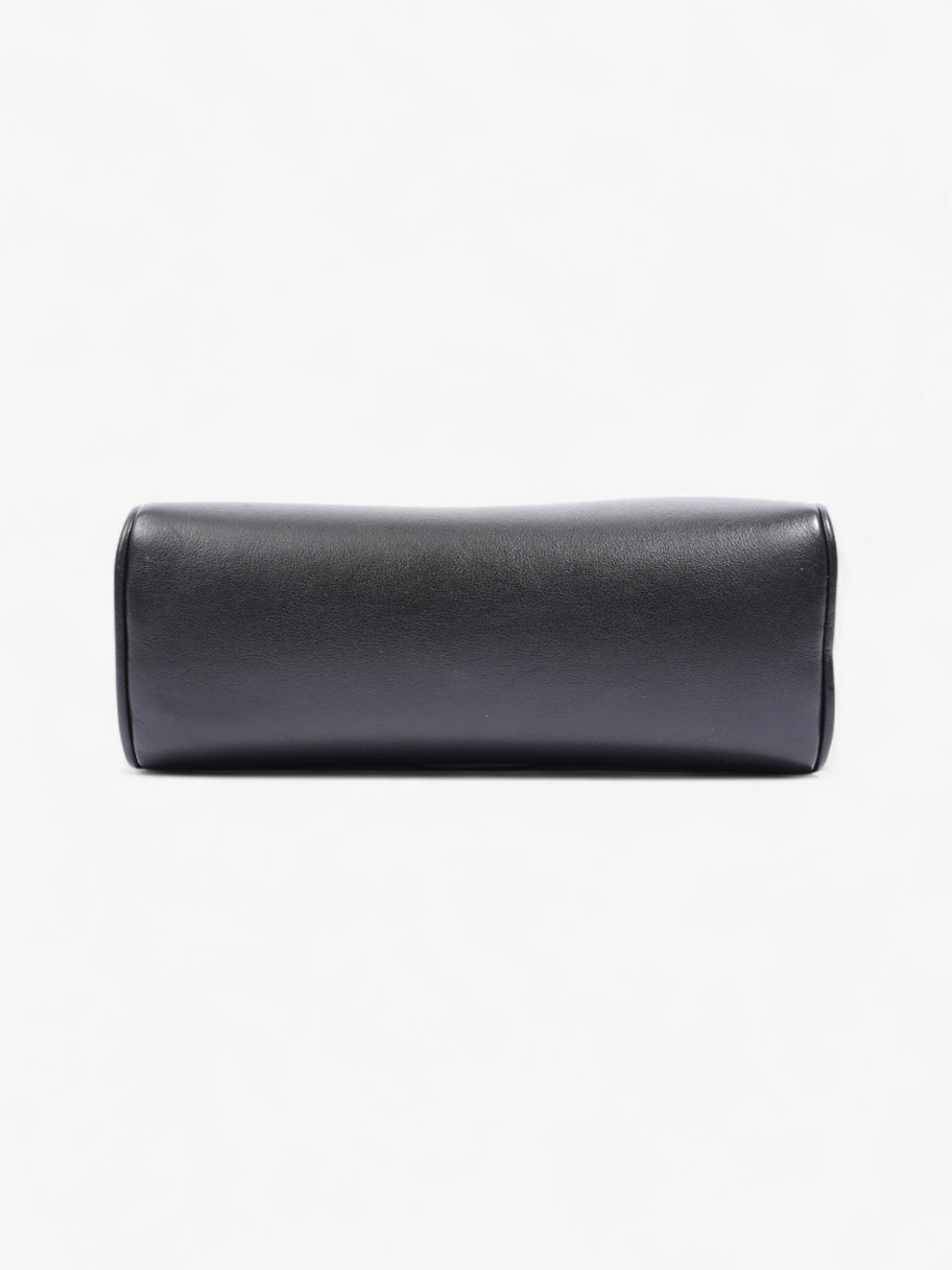 Burberry Mini Crossbody Bag Black / Check Leather Image 6