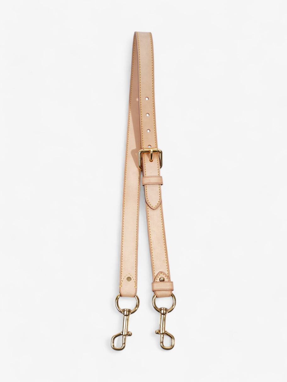 Louis Vuitton Adjustable Shoulder Strap Raw Leather Vachetta Leather Image 1