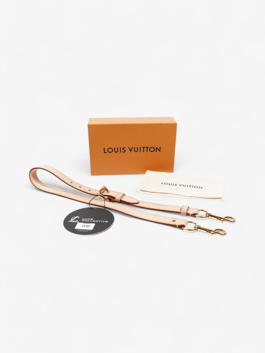 Louis Vuitton Adjustable Shoulder Strap Raw Leather Vachetta Leather Image 6