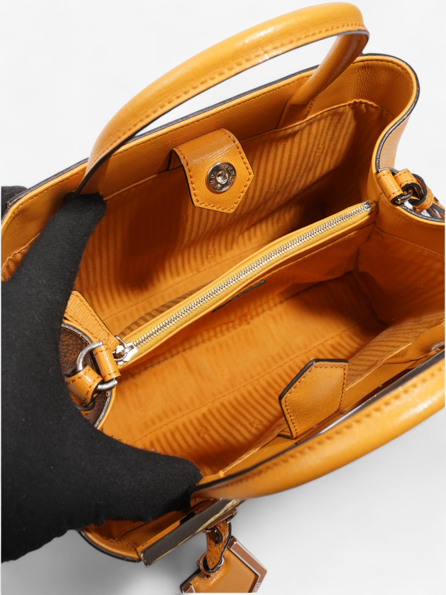 Fendi 2Jours  Orange Leather Image 7