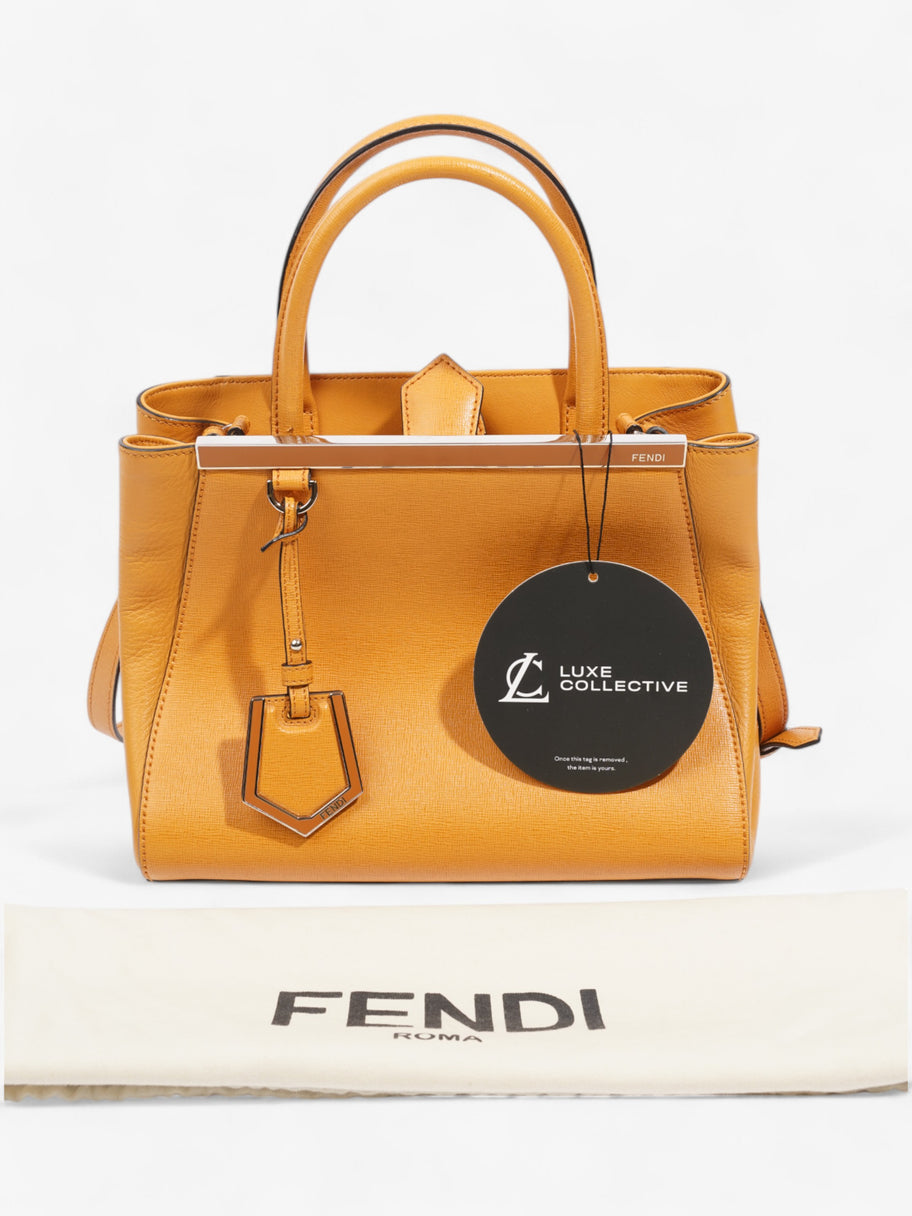 Fendi 2Jours  Orange Leather Image 8