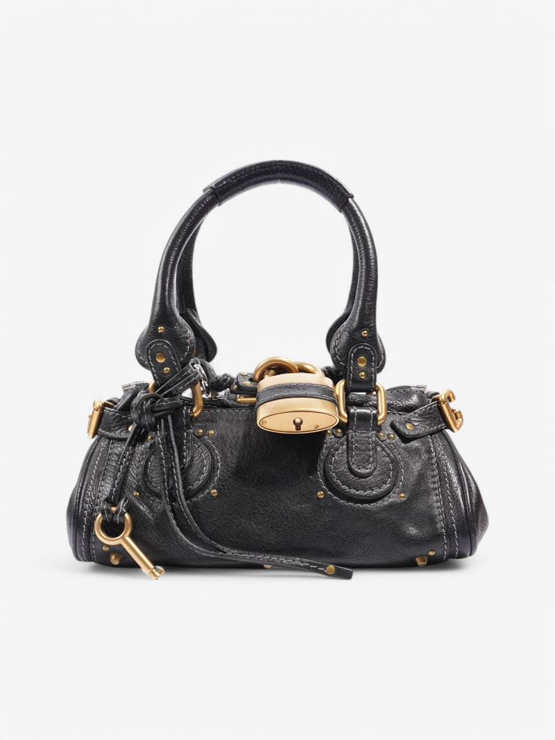  Chloe Paddington Black Leather 11x27x14cm