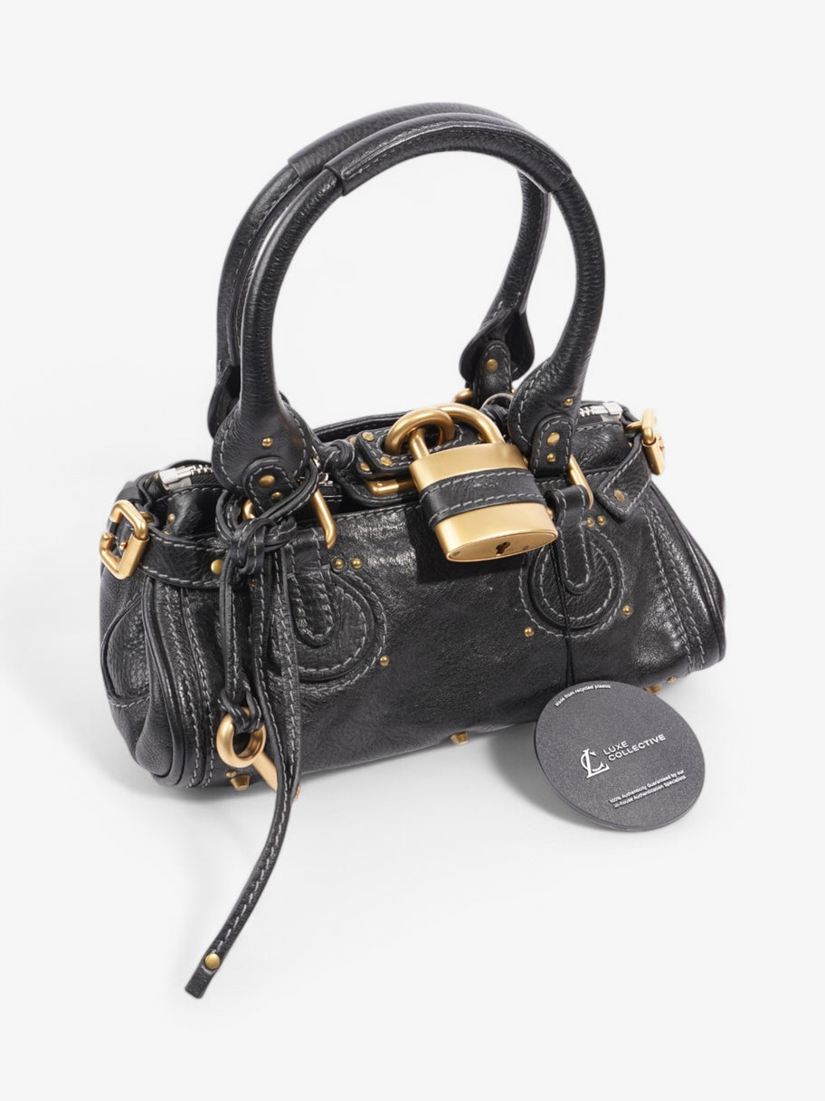 Chloe Paddington Black Leather 11x27x14cm Image 12