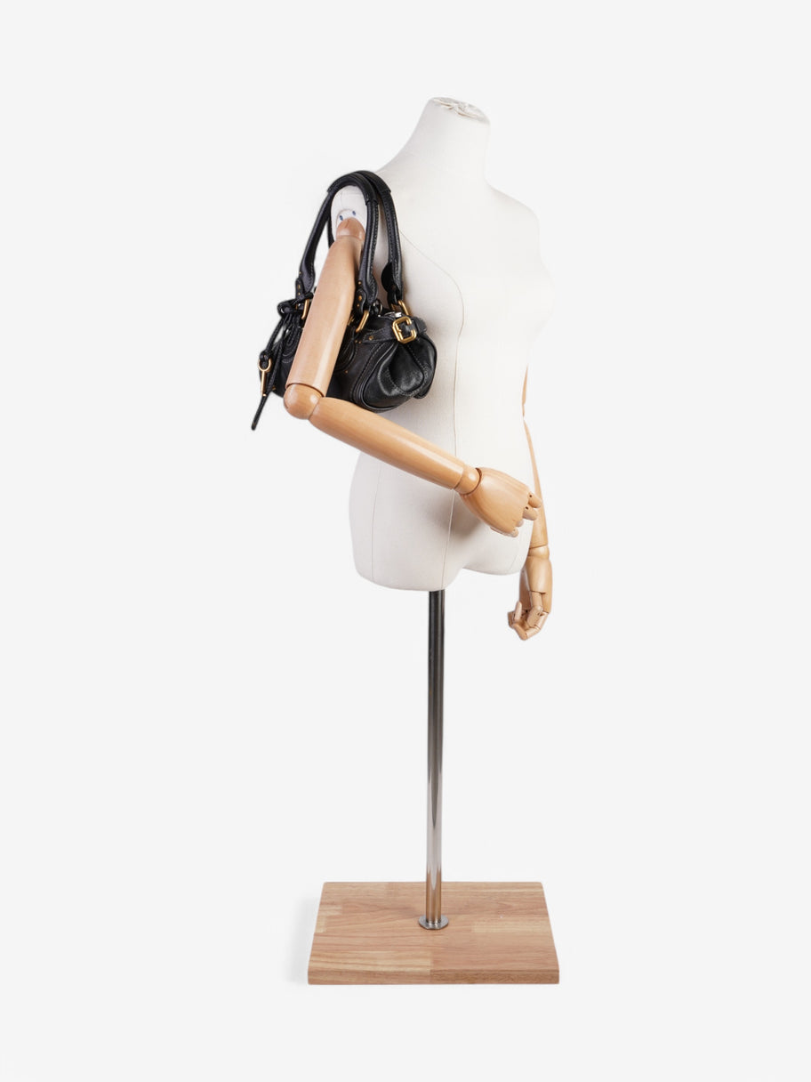 Chloe Paddington Black Leather 11x27x14cm Image 2
