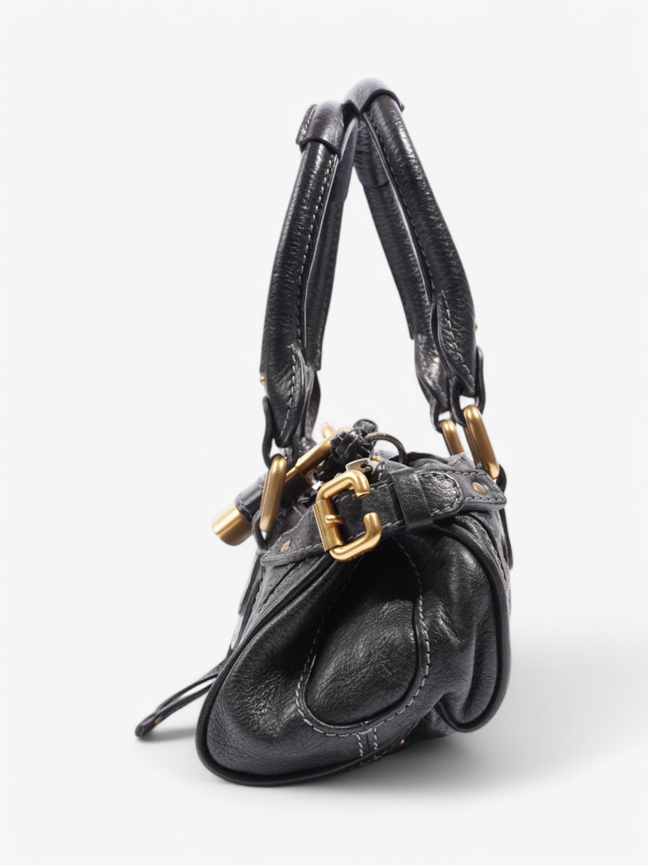 Chloe Paddington Black Leather 11x27x14cm Image 3