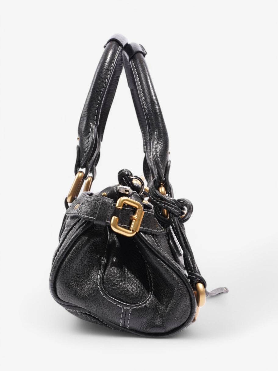 Chloe Paddington Black Leather 11x27x14cm Image 5