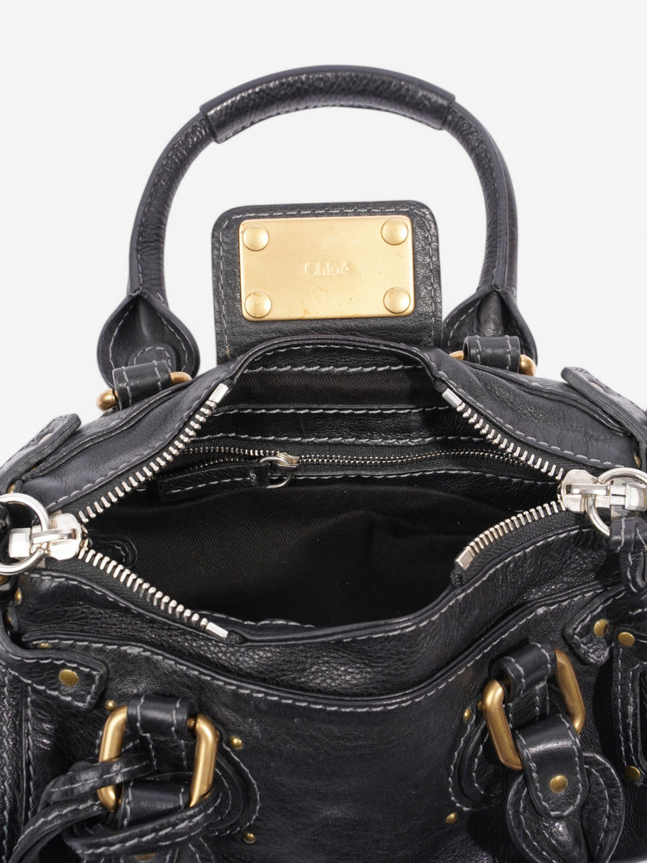 Chloe Paddington Black Leather 11x27x14cm Image 9