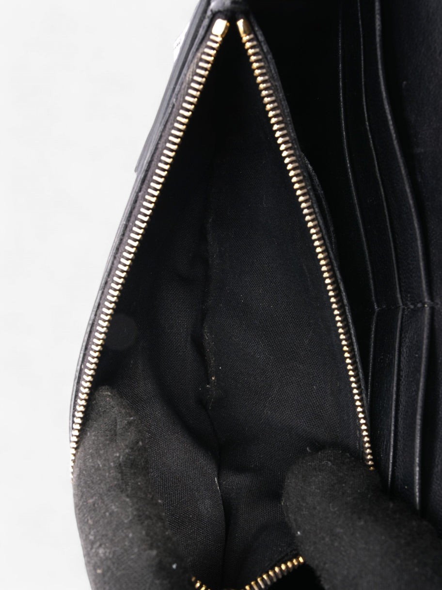Balenciaga Hourglass Wallet On Chain Black Calfskin Leather Image 10