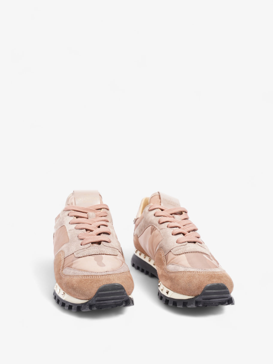 Valentino Rockstud Sneakers Beige  / Nude Suede EU 38.5 UK 5.5 Image 2