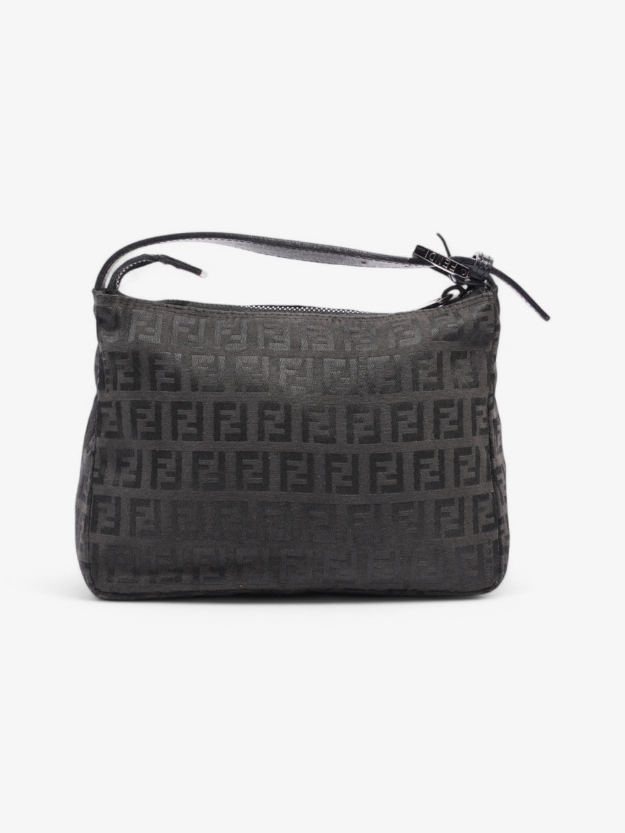 Fendi FF Pochette Black Canvas Image 1
