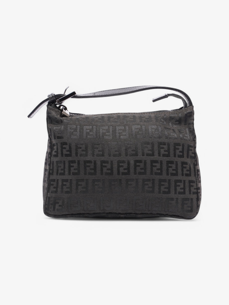 Fendi FF Pochette Black Canvas Image 4