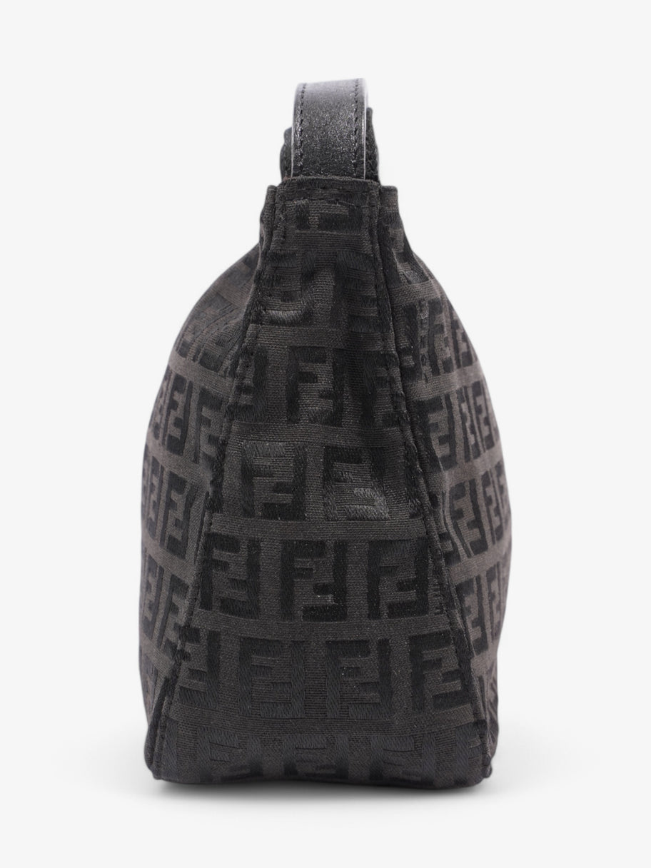 Fendi FF Pochette Black Canvas Image 5