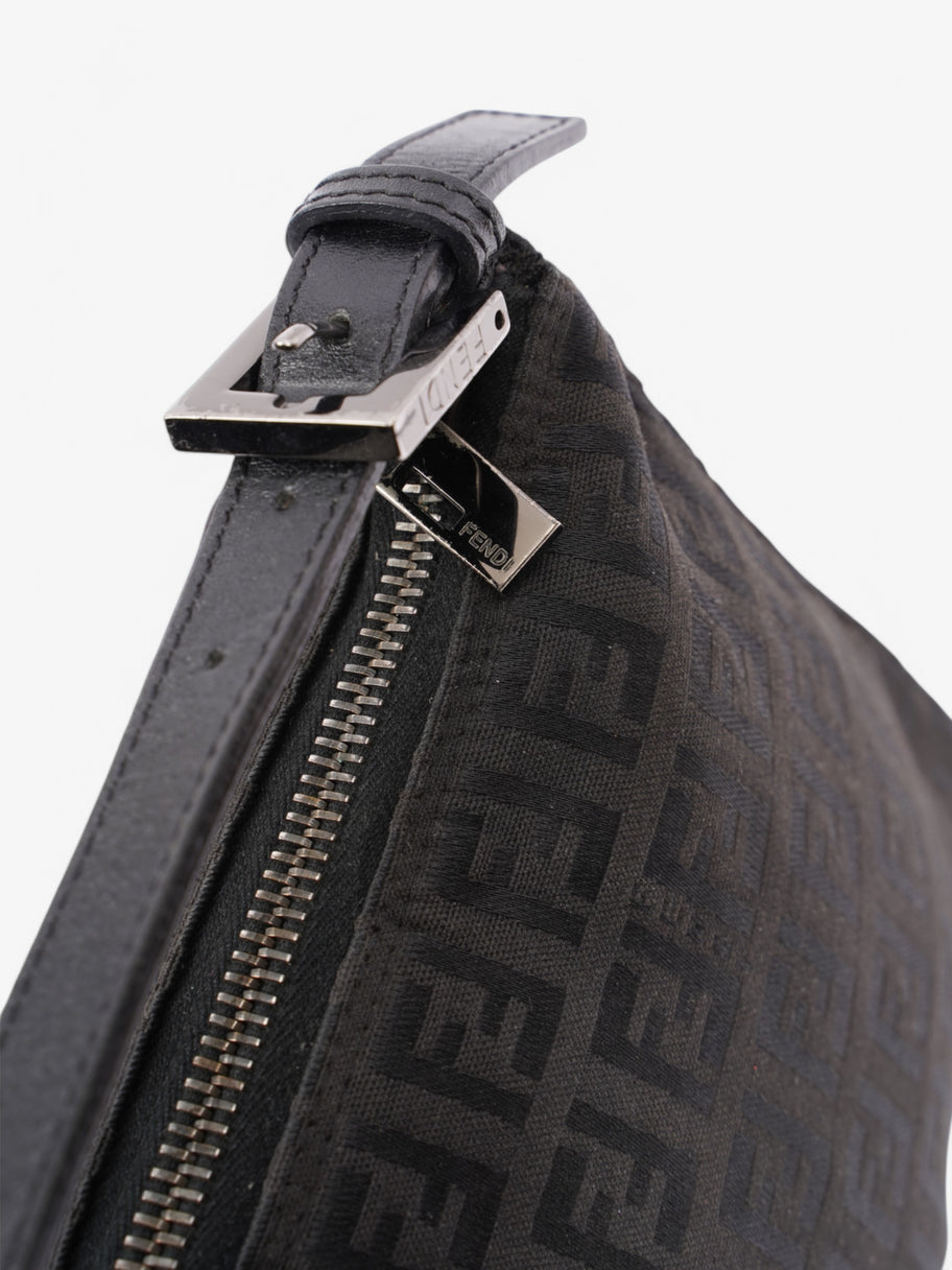 Fendi FF Pochette Black Canvas Image 7