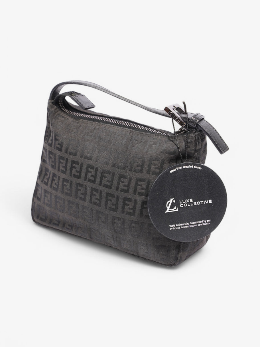 Fendi FF Pochette Black Canvas Image 9