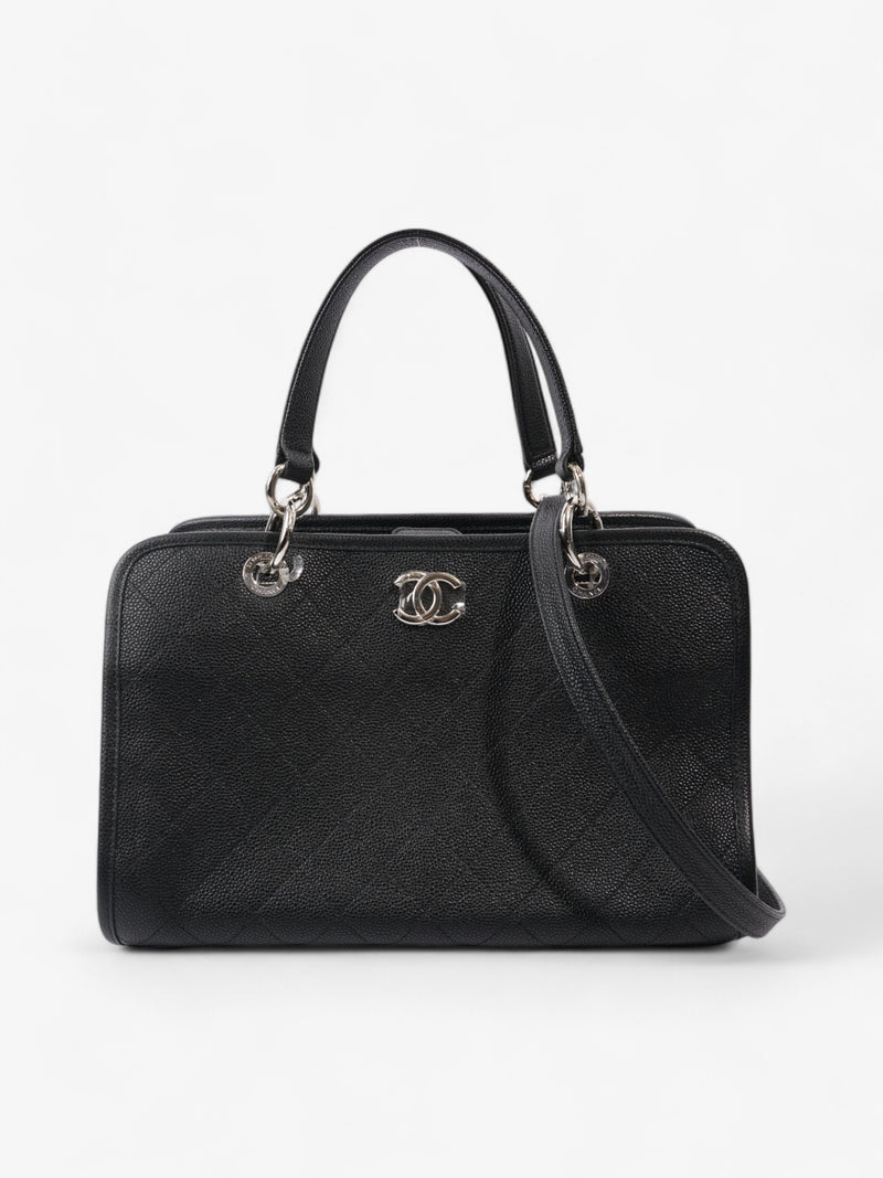  Chanel Shopping Tote Black Caviar Leather
