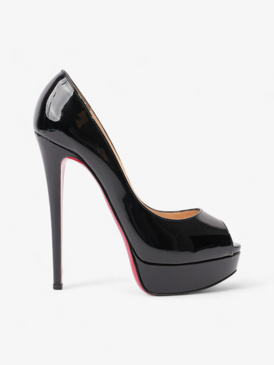 Christian Louboutin Lady Peep 150mm Black Patent Leather EU 38.5 UK 5.5 Image 1