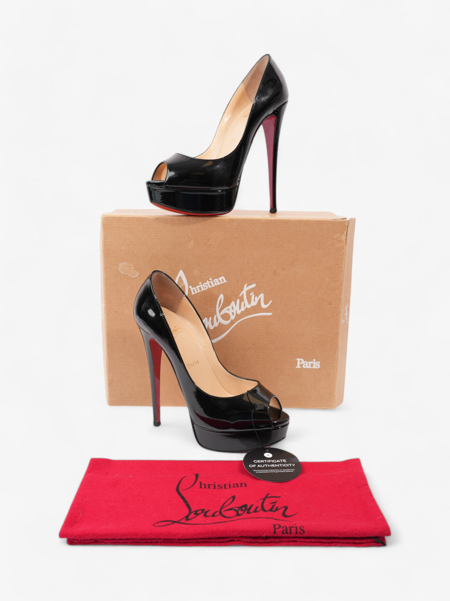 Christian Louboutin Lady Peep 150mm Black Patent Leather EU 38.5 UK 5.5 Image 10