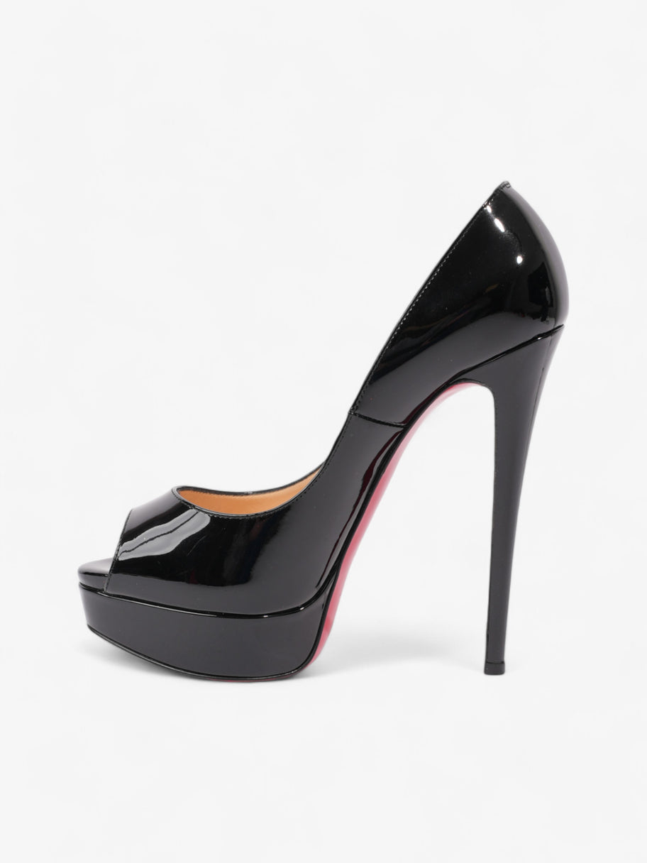 Christian Louboutin Lady Peep 150mm Black Patent Leather EU 38.5 UK 5.5 Image 3