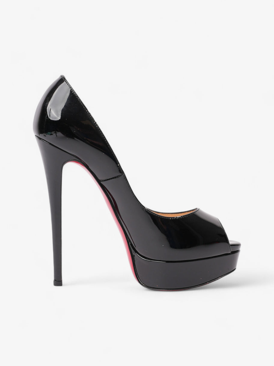 Christian Louboutin Lady Peep 150mm Black Patent Leather EU 38.5 UK 5.5 Image 4