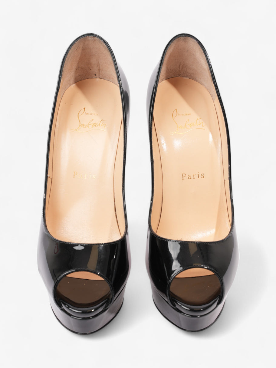 Christian Louboutin Lady Peep 150mm Black Patent Leather EU 38.5 UK 5.5 Image 8