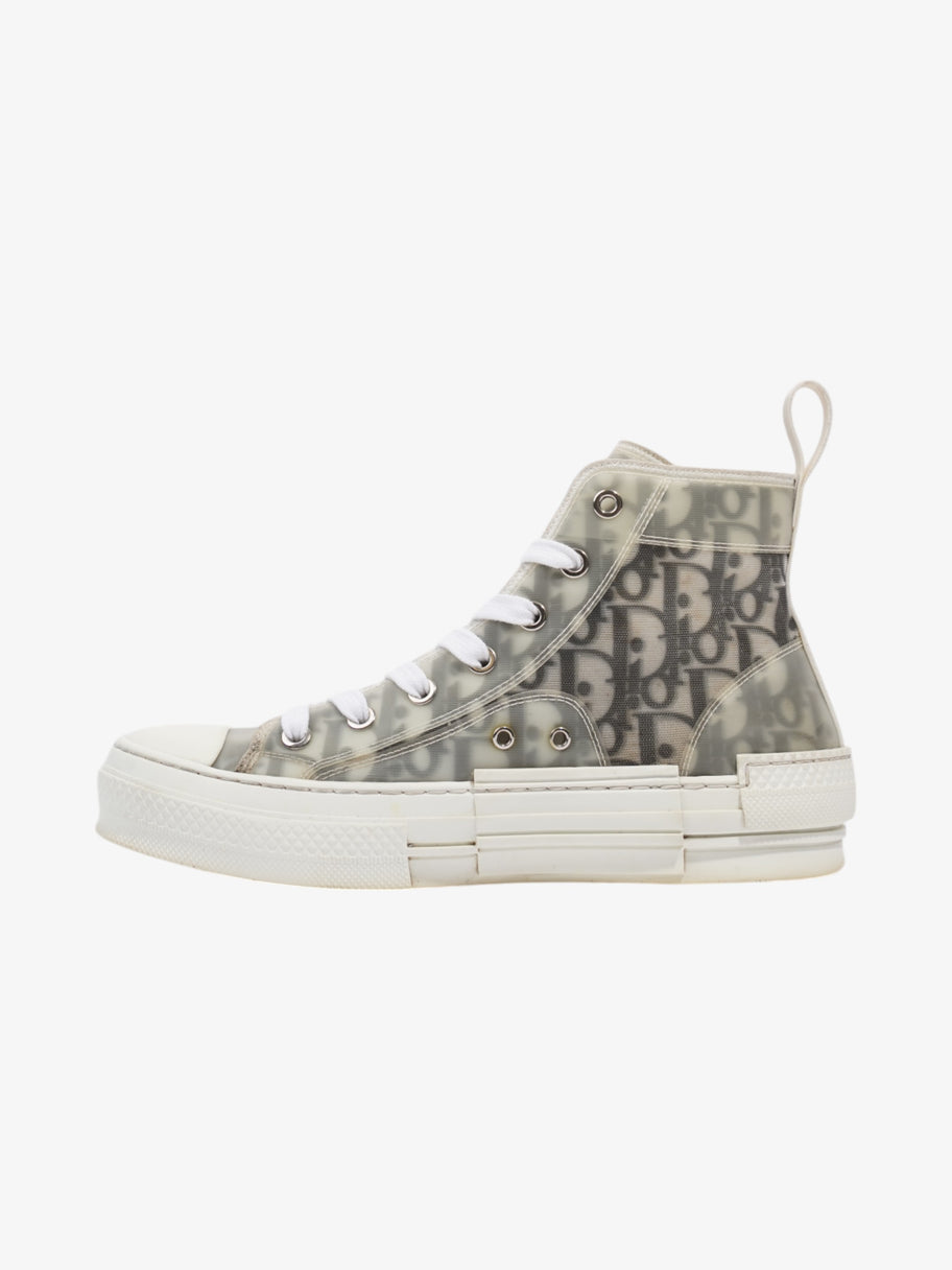 Christian Dior B23 High-tops White  / Grey Oblique Mesh EU 37 UK 4 Image 3