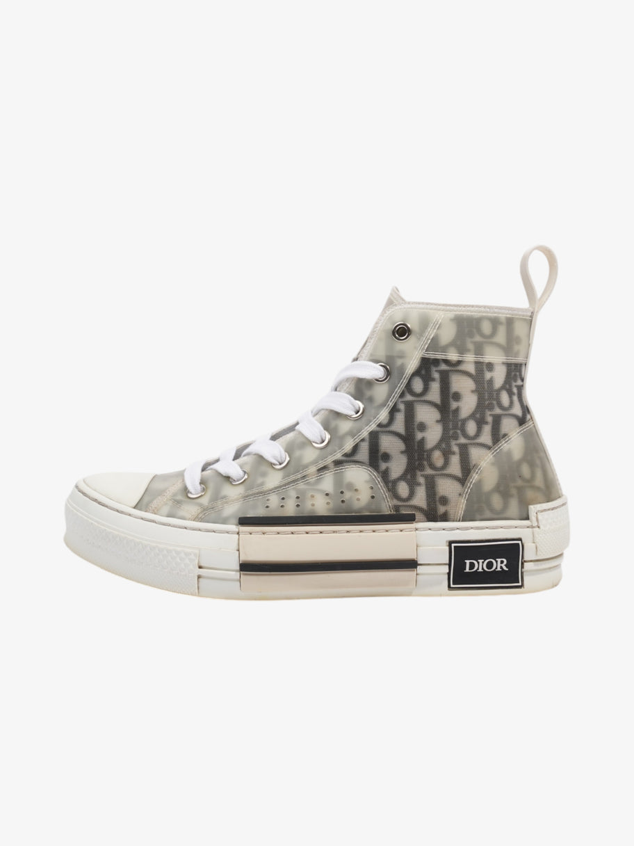 Christian Dior B23 High-tops White  / Grey Oblique Mesh EU 37 UK 4 Image 5