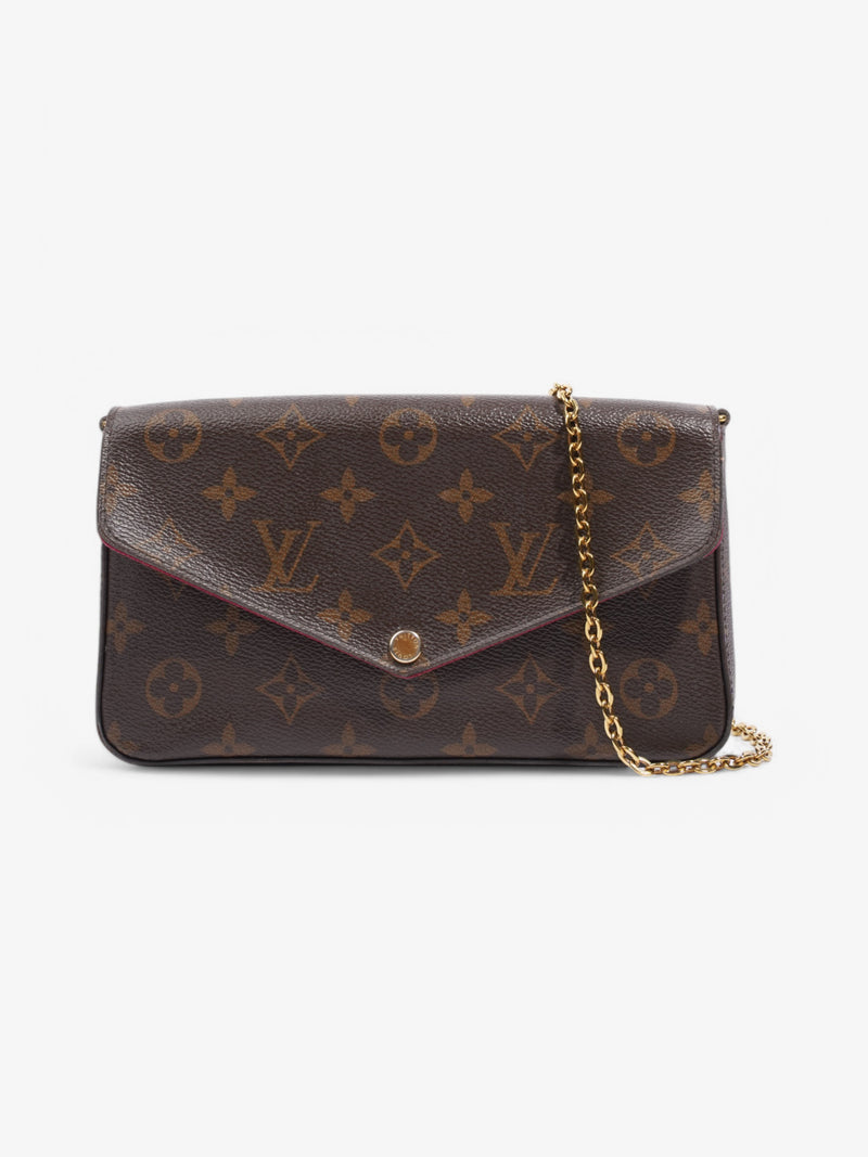  Louis Vuitton Pochette Felicie Monogram Coated Canvas