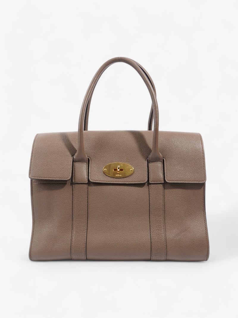  Mulberry Bayswater Taupe Grained Leather