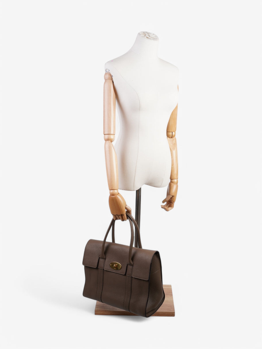 Mulberry Bayswater Taupe Grained Leather Image 2