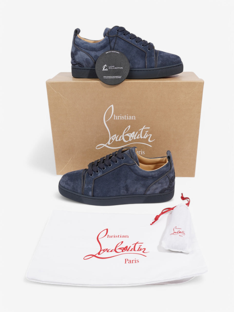 Christian Louboutin Fun Louis Junior Navy Suede EU 40 UK 6 Image 8