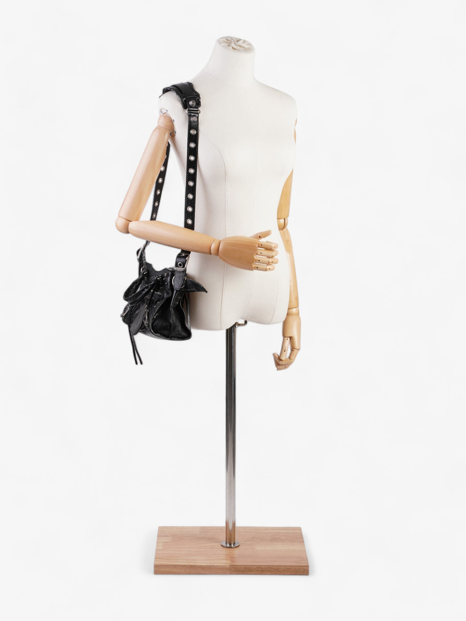 Balenciaga Neo Cagole XS Black Lambskin Leather Image 2