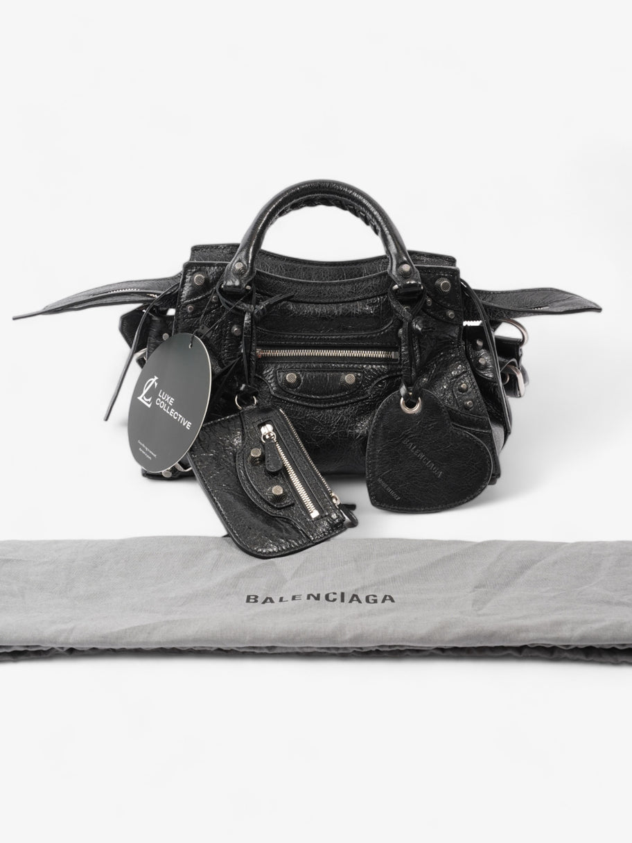 Balenciaga Neo Cagole XS Black Lambskin Leather Image 12