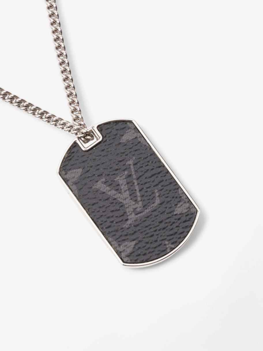 Louis Vuitton Palladium Monogram Locket Necklace Silver / Monogram Silver Sterling One size Image 2