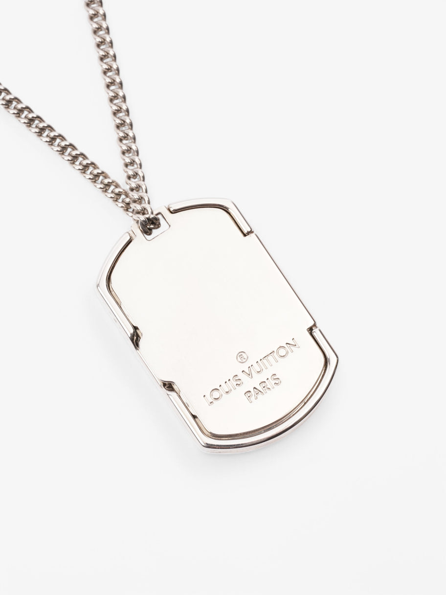 Louis Vuitton Palladium Monogram Locket Necklace Silver / Monogram Silver Sterling One size Image 3