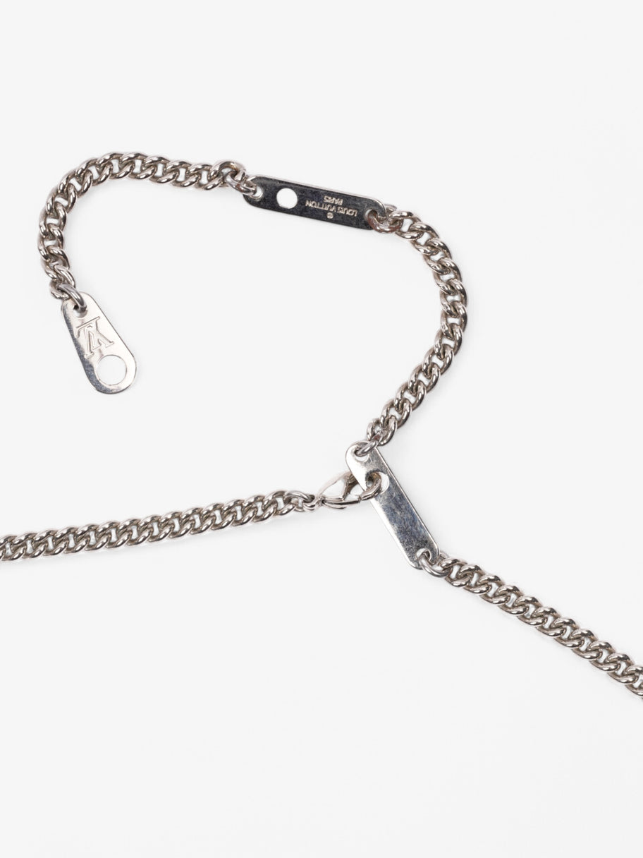 Louis Vuitton Palladium Monogram Locket Necklace Silver / Monogram Silver Sterling One size Image 5