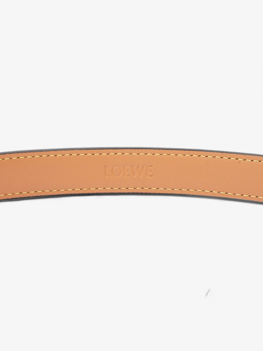 Loewe Anagram Thin Belt Tan Calfskin Leather 75cm / 30