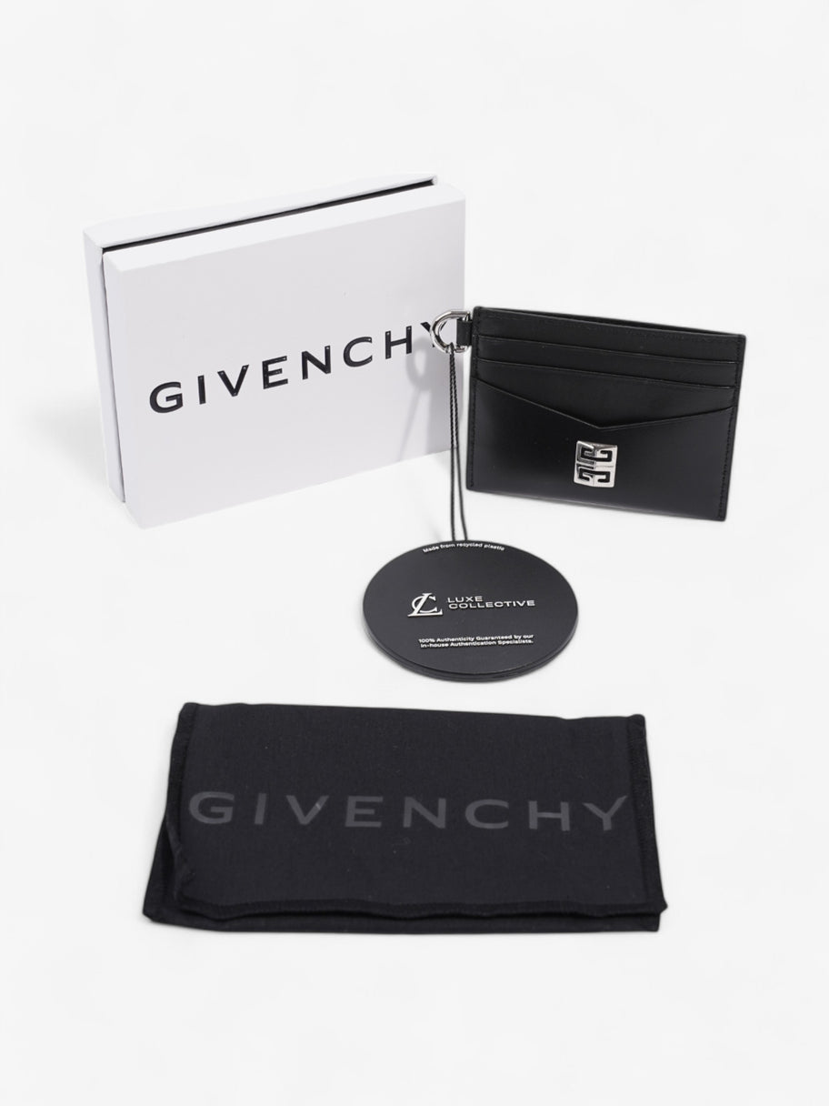 Givenchy G-Cut Cardcase Black / Silver Calfskin Leather Image 6